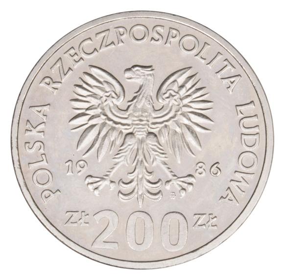200 złotych 1986 Władysław Łokietek próba nikiel (2)
