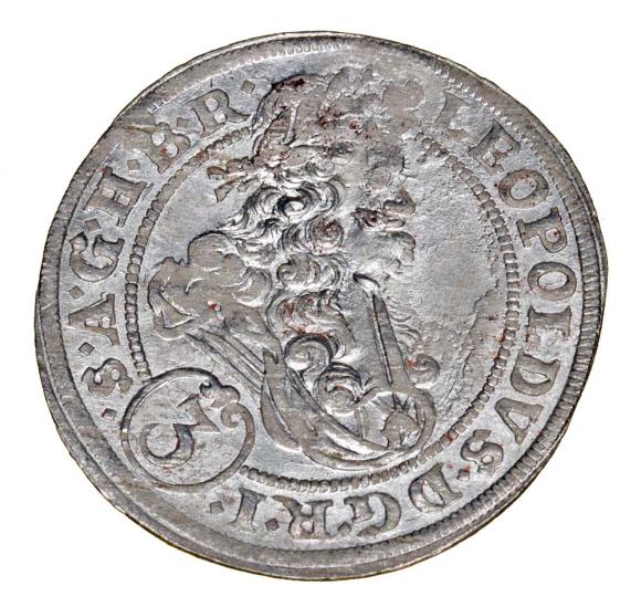3 krajcary 1696 Leopold I Habsburg Brzeg (1)