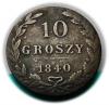 mini: 10 groszy 1840, byłe Królestwo Polskie, Warszawa (1)