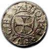 mini: Szeląg 1537 Herman von Bruggenei Zakon Kawalerów Mieczowych Rewal (1)