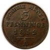 mini: 3 fenigi 1852 Fryderyk Wilhelm IV Prusy Berlin (1)