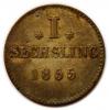 mini: 1 sechsling 1855 Hamburg (1)