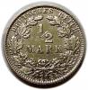 mini: 1/2 marki 1918 Wilhelm II Hohenzollern Prusy Muldenhutten (1)