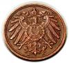 mini: 1 fenig 1907 Wilhelm II Hohenzollern Niemcy Berlin (2)