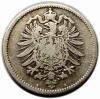 mini: 1 marka 1875 Wilhelm I Hohenzollern Niemcy Berlin (2)