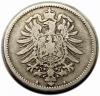 mini: 1 marka 1875 Wilhelm I Hohenzollern Niemcy Berlin (2)