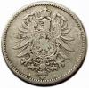 mini: 1 marka 1881 Wilhelm I Hohenzollern Niemcy Berlin (2)