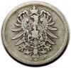 mini: 1 marka 1875 Wilhelm I Hohenzollern Niemcy Stuttgart (2)