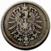mini: 1 marka 1876 Wilhelm I Hohenzollern Niemcy Berlin (1)
