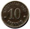 mini: 10 fenigów 1918 Głogówek / Ober - Glogau (1)