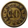 mini: 10 fenigów 1874 Związek Spożywców Szklarska Poręba / Schreiberhau (1)