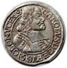 mini: 3 krajcary 1670 Karol II Lichtenstein Ołomuniec (1)