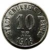 mini: 10 fenigów 1918 Zielona Góra Grunberg (2)