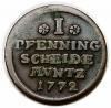 mini: 1 fenig 1772 Karol I Księstwo Brunswick - Luneburg - Calenberg - Hanower  (1)