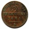 mini: 3 fenigi 1824 Wilhelm I Hohenzollern Prusy Berlin (1)