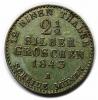 mini: 2 1/2 siber groschen 1843 Fryderyk Wilhelm IV Prusy Berlin (2)
