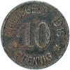 mini: 10 fenigów 1918 Towarzystwo Kupieckie Oleśnica / Oels (1)