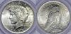 mini: 1 dolar 1923 USA grading PCGS MS63 (2)