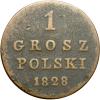 mini: 1 grosz 1828 Aleksander I Romanow Królestwo Polskie Warszawa (1)