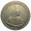 mini: Rubel 1742 Elżbieta Piotrowna Romanowa Rosja Petersburg (1)