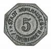 mini: 5 fenigów 1917 Muhlhausen Saksonia (1)