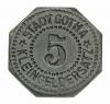 mini: 5 fenigów Gotha Saksonia (1)