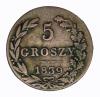 mini: 5 groszy 1839 Królestwo Polskie Warszawa (1)