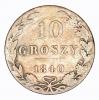 mini: 10 groszy 1840 Mikołaj I Romanow byłe Królestwo Polskie Warszawa (1)