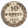 mini: 10 groszy 1840 Mikołaj I Romanow byłe Królestwo Polskie Warszawa (1)