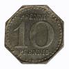 mini: 10 fenigów 1919 Naumburg Saksonia (1)