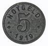 mini: 5 fenigów 1919 Unterweserstadte (2)