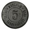 mini: 5 fenigów 1919 Tangermunde Saksonia (1)