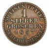 mini: 1 grosz srebrny 1857 Fryderyk Wilhelm IV Niemcy Prusy Berlin A (2)