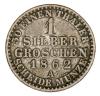 mini: 1 grosz srebrny 1862 Wilhelm I Hohenzollern Niemcy Prusy Berlin A (2)