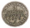 mini: 1 grosz srebrny 1870 Wilhelm I Hohenzollern Niemcy Prusy Berlin A (2)