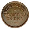 mini: 2 halerze Hotel Graber's (1)