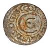 mini: Szeląg 1657 Karol Gustaw Ryga (1)