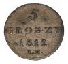 mini: 5 Groszy 1812 Fryderyk August Księstwo Warszawskie Warszawa (1)