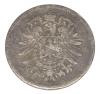 mini: 1 marka 1881 Wilhelm I Hohenzollern Prusy Monachium (2)