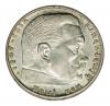 mini: 2 marki 1937 Paul von Hindenburg orzeł ze swastyką Niemcy Muldenhutten E (1)