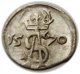 Obrazek dla: Dwudenar 1570 Zygmunt II August Wilno
