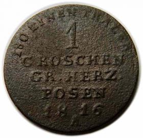 Obrazek dla: Grosz 1816 Wielkie Księstwo Poznańskie Berlin
