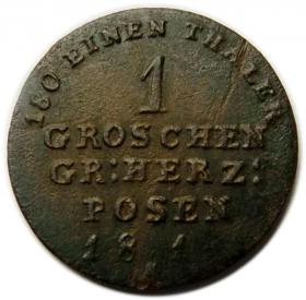 Obrazek dla: Grosz 1816 Wielkie Księstwo Poznańskie Berlin