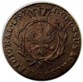 Obrazek 2 dla: Grosz 1797 Fryderyk Wilhelm II Prusy Południowe Wrocław