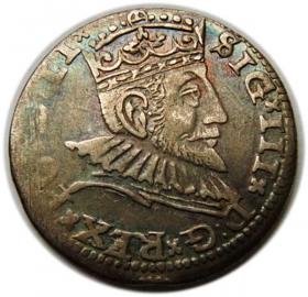Obrazek dla: Trojak 1591 Zygmunt III Waza Ryga