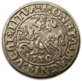 Obrazek 2 dla: Półgrosz 1550 Zygmunt II August Wilno