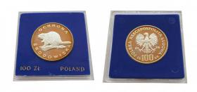 Obrazek dla: 100 złotych 1978 Ochrona Środowiska Bóbr