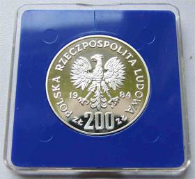 Obrazek 2 dla: 200 złotych 1984 XIV Zimowe Igrzyska Olimpijskie Sarajewo