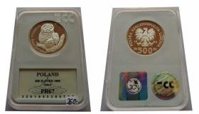Obrazek dla: 500 złotych 1986 Sowa z młodymi