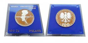 Obrazek dla: 100 złotych 1974 Maria Skłodowska Curie